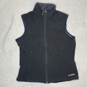 REI Black Fleece Lined Vest: Size Medium